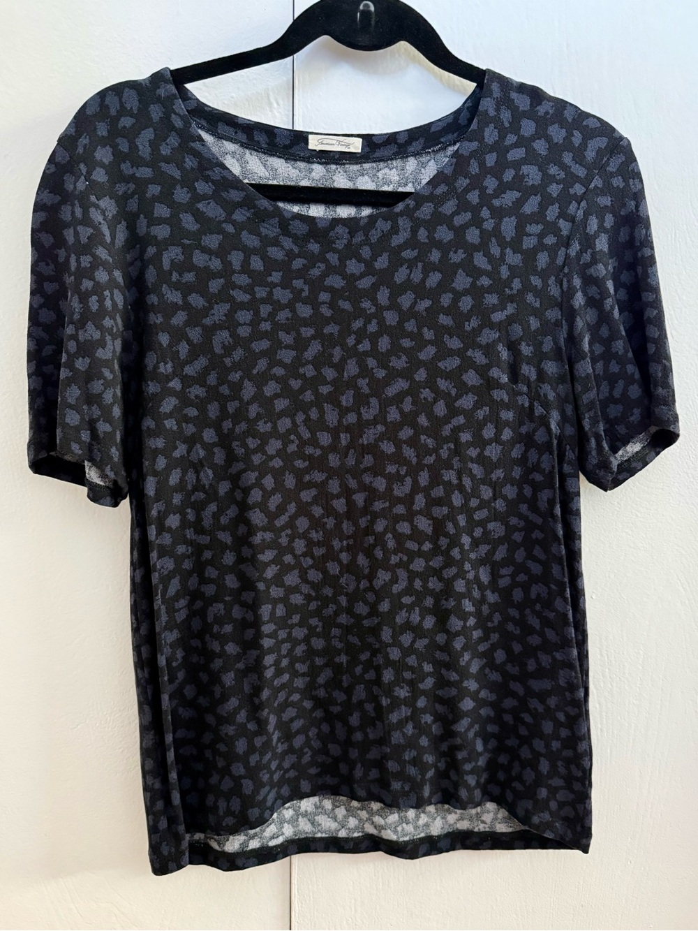 American Vintage Printed Short Sleeve Top
